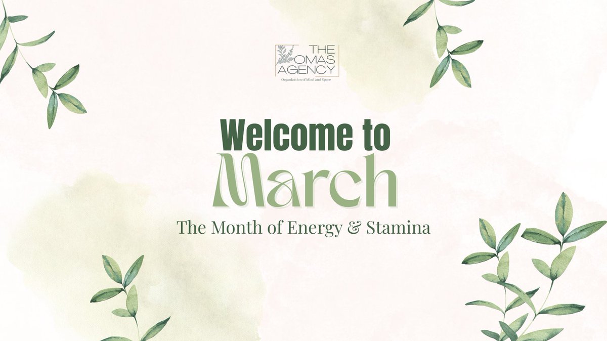 AgencyOmas's tweet image. March is about Energy &amp;amp; Stamina.
Time is organized. Now we strengthen the builder.

#OMASAgency #EntrepreneurialElevation #EnergyAndStamina #FounderLife #SustainableBusiness #BuildWithIntention