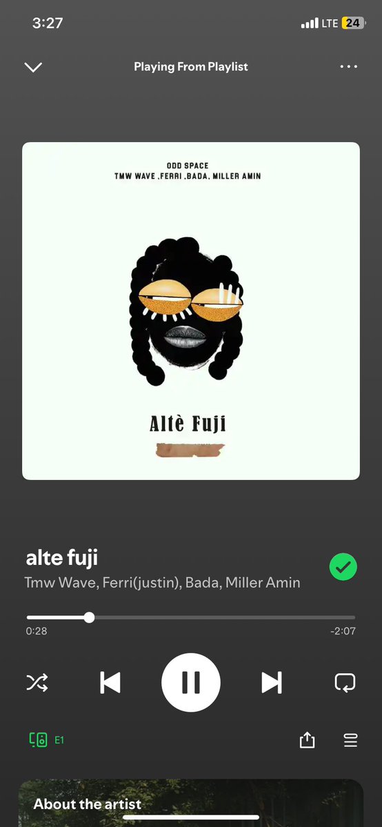 I came across this song randomly on Spotify and Omo it’s a serious jam 😂🔥