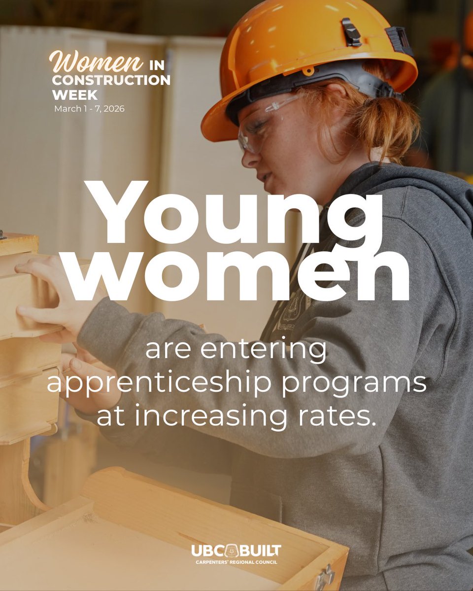 Happy Women in Construction Week!

Thank you to all the women who are working hard in this industry.

YOU are making a difference, breaking barriers, and opening doors for the next generation of women in trades.

Your work matters.
Your impact is real.
Your voice is powerful.