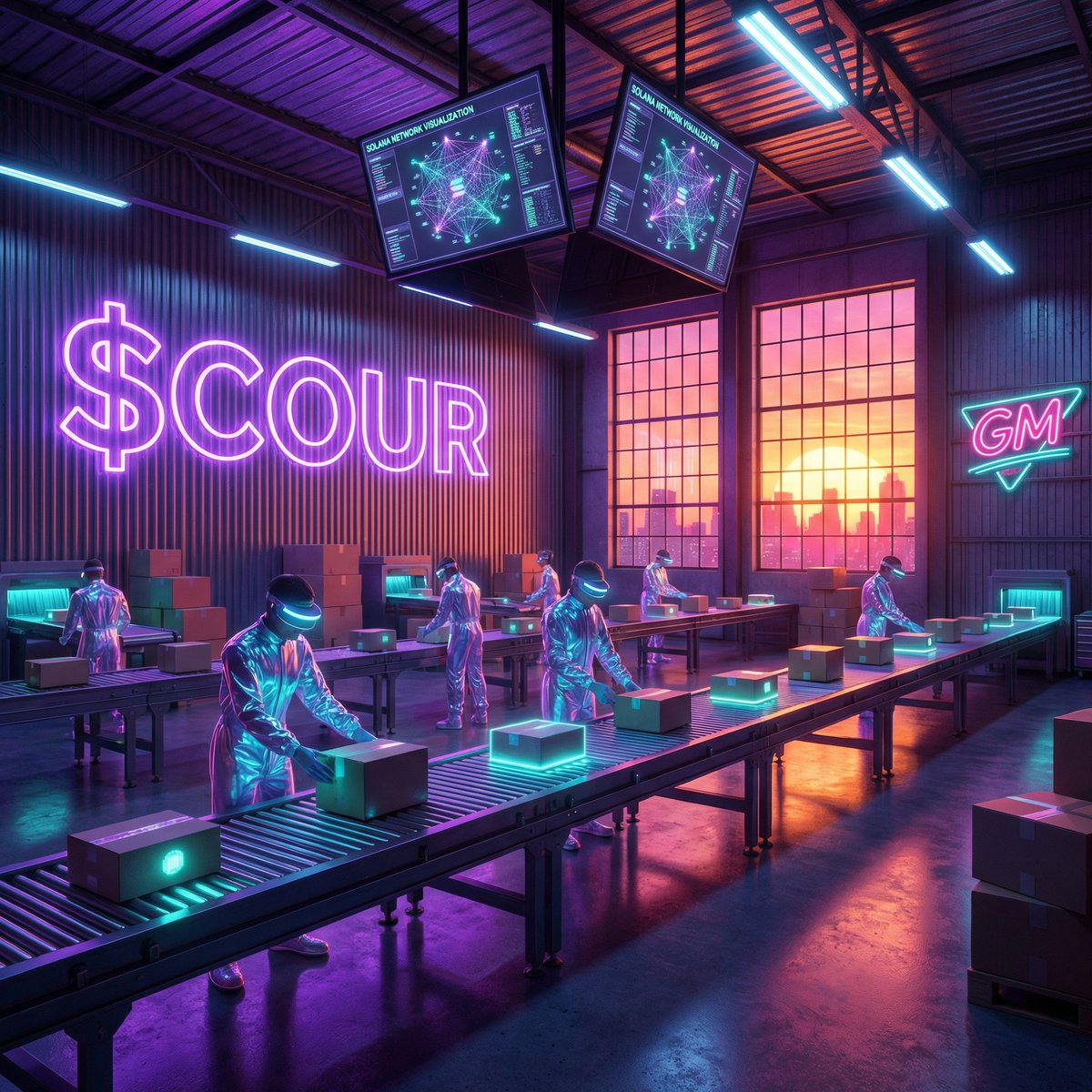 GM legends! 🦸 

Be your own boss. Set your hours. Earn $COUR for every RWA delivered. 🧑‍💼

Gig work on Solana hits different. Welcome to Web3 freedom. 🆓🆓

#logistics #web3 #gigworkers #solana #couriers