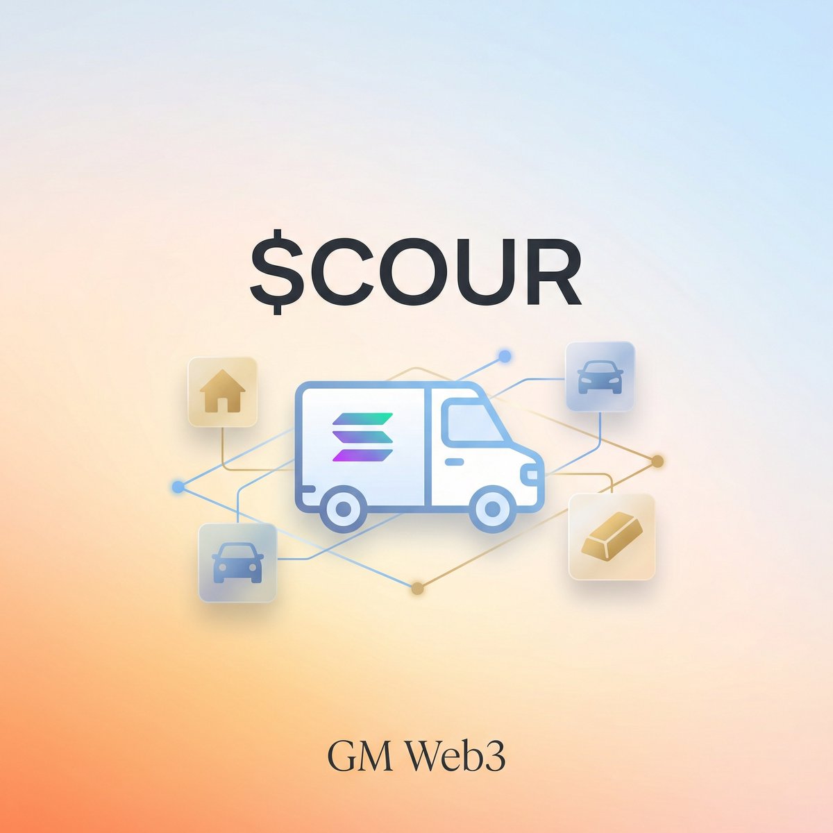 GM innovators! 🔥 

Traditional logistics = paperwork &amp; delays. ⏳⏳ 

$COUR on Solana = instant RWA verification. 

We're not improving the system—we're replacing it. 

♻️♻️

#logistics #web3 #gigworkers #solana #couriers