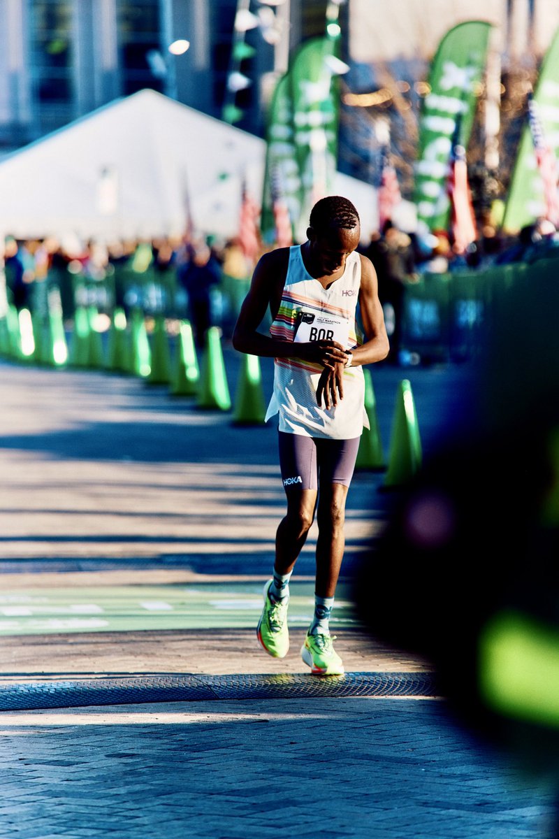 FloTrack's tweet photo. Copenhagen-bound 💪

Wesley Kiptoo takes gold at the USATF Half Marathon Championships in 1:01:15 🥇

Hillary Bor follows with silver in 1:01:30 🥈, and Ahmed Muhumed rounds out the podium with bronze in 1:01:51 🥉

All three are headed to Copenhagen to represent the U.S. at the 2026 World Athletics Road Running Championships:

#USATF

📸 @mralanlam