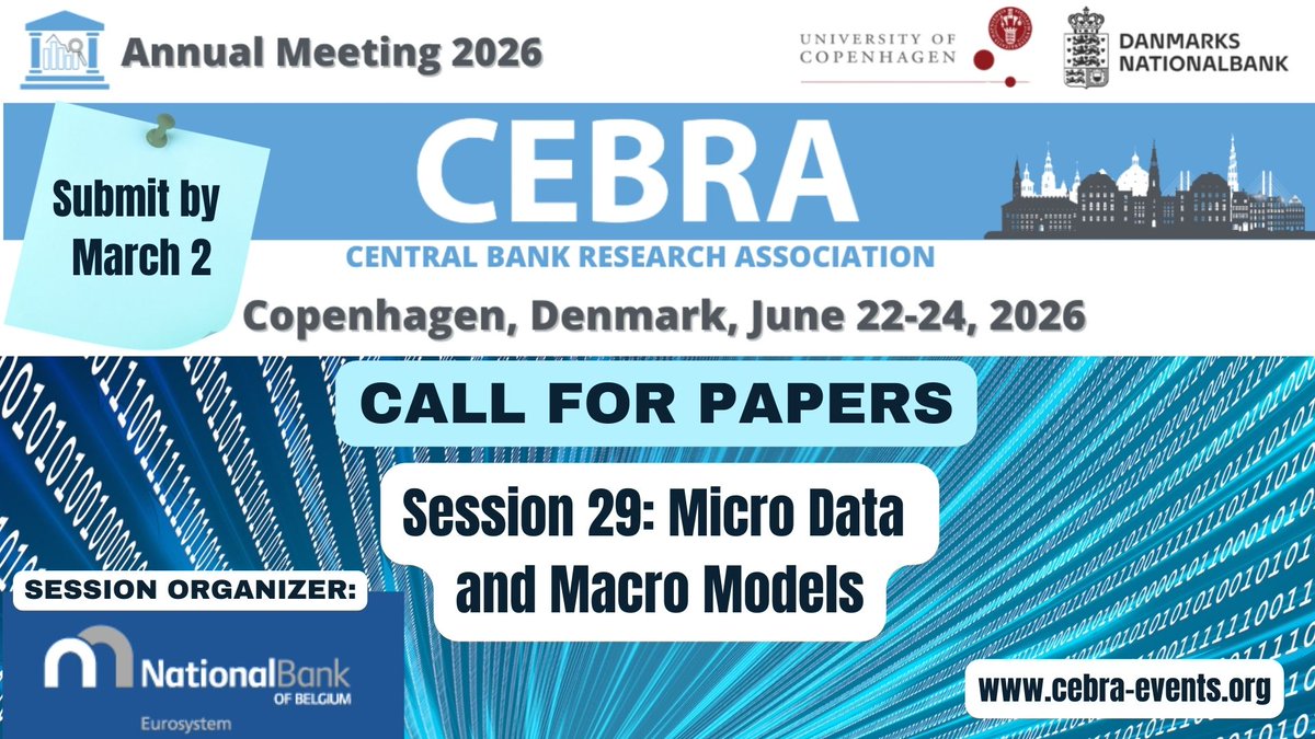 Central Bank Research Association tweet media