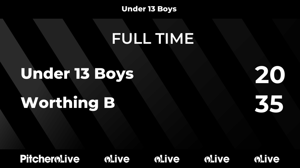 BurgessHillRFC's tweet photo. FULL TIME: Under 13 Boys 20 - 35 Worthing B
#UNDWOR #Pitchero
https://t.co/65Kna6IUOe https://t.co/Wlbr7hbB6M