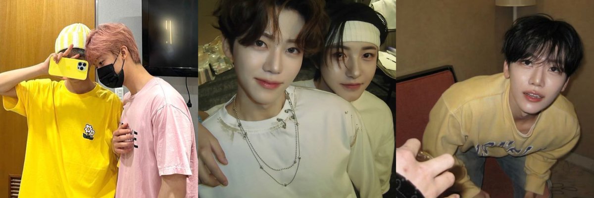 The caption:
   💛💖                 🐰🦊                      💛