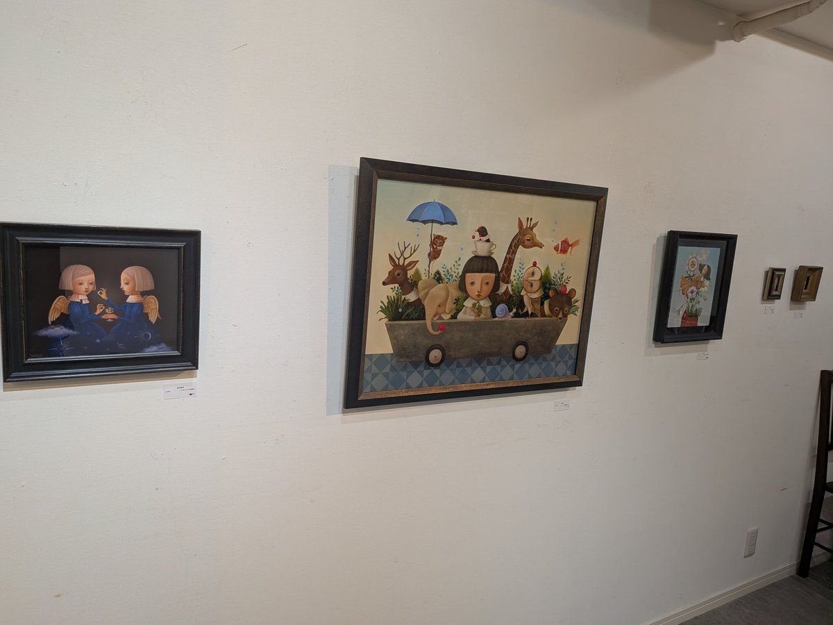 スパンアートギャラリーの深瀬優子 画集出版記念展『home・hope』へ