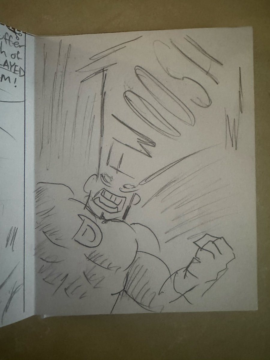 JustinsToons's tweet photo. Please enjoy this zine I made in 45 minutes at a zine-making team building exercise at work 🦸‍♂️ (1/2)

#zine #rvaartist #blackcartoonist #comics #blackartist https://t.co/awQCl1qZ6g