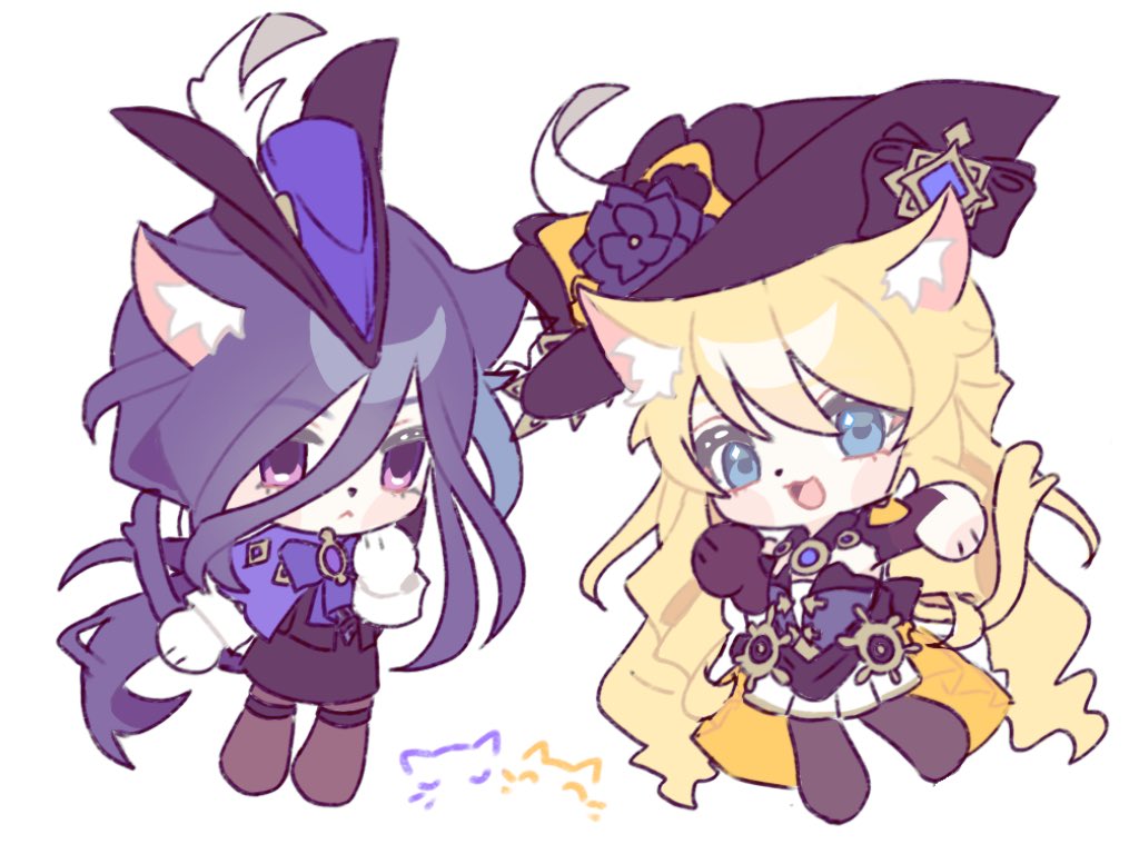 🐈‍⬛🐈 #navia #clorinde #clorivia