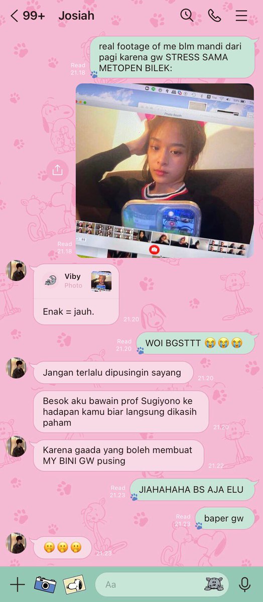 roomchat orang pacaran udh mau 3 tahun

jeongwoo one tweet au