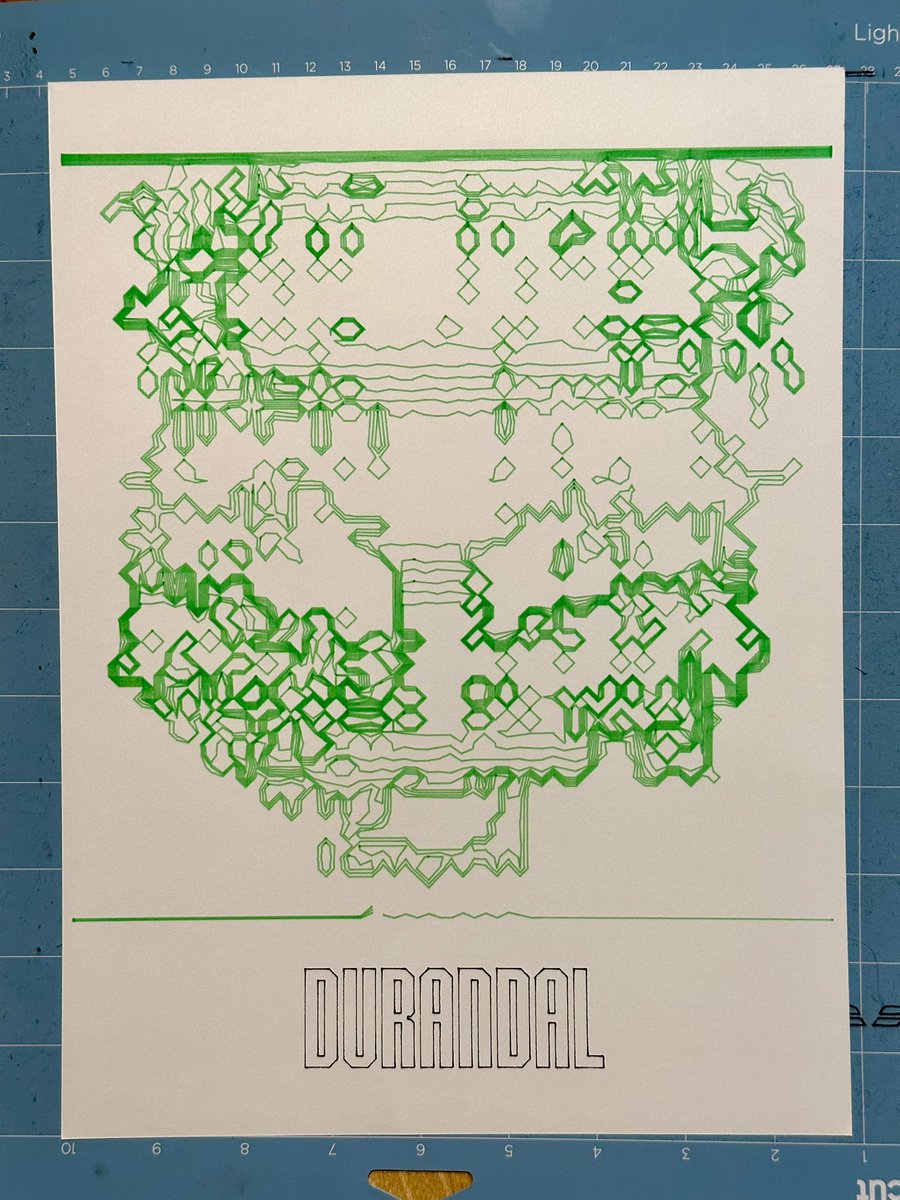 Durandal gets nuked ! Another pen plotted piece