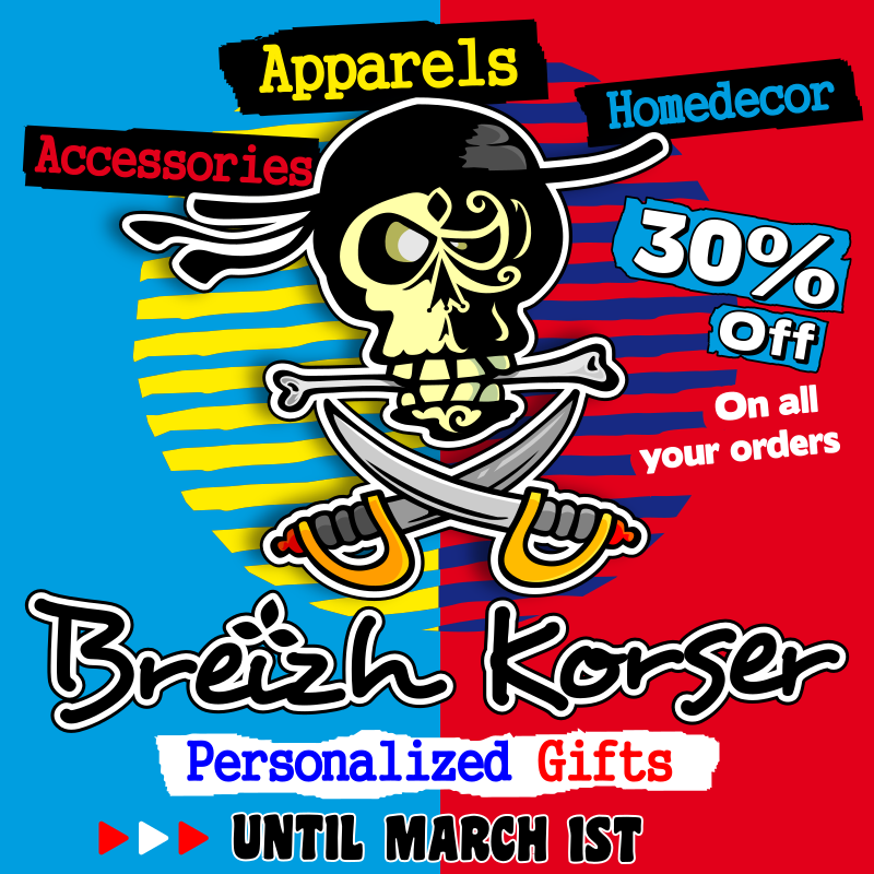 GiachelloB's tweet photo. LAST DAY tO enjoy 30% off all your Breizh Korser orders.
▶️https://t.co/n3lrgJ75no

#tshirts #sweatshirts #hoodies #tanktop #mug #totebag #cap #puffyjacket #fleecejacket #accessories #homedecor #apparels #giftideas #personalizedgifts #sales #discounts #cutprice #promotions https://t.co/UKAF1U0cM4
