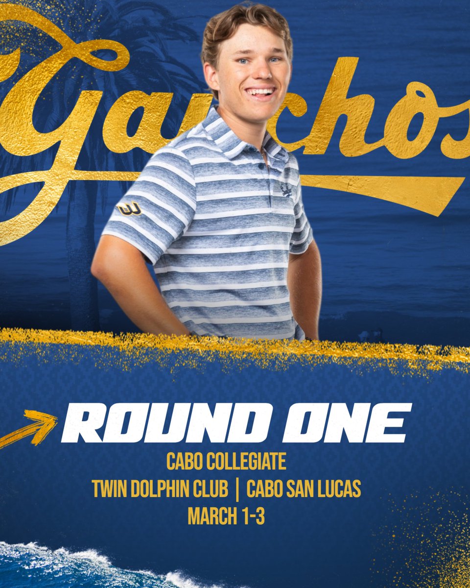 ucsb_golf's tweet photo. Taking our game south of the border! 

🆚 Cabo Collegiate
📍Twin Dolphin Club | Cabo San Lucas, Mexico
📊 https://t.co/L69XXyuPxW

#GoGauchos https://t.co/daRahQyyci