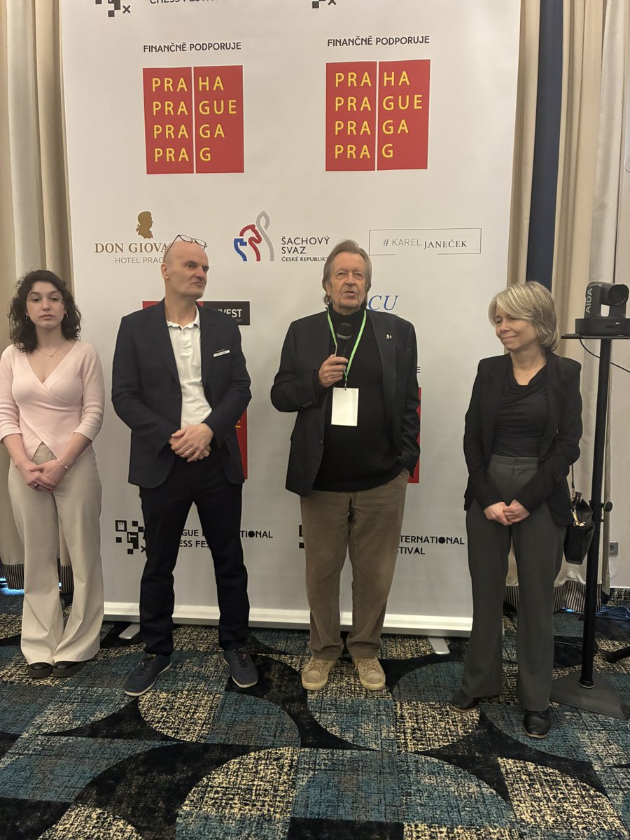 PragueChess's tweet photo. Our Futures ambassador @PiaCramling made the first move of Round 5! 🙏
#PICF #PICF2026 #chess #PiaCramling #Futures https://t.co/F0dNWllpeG