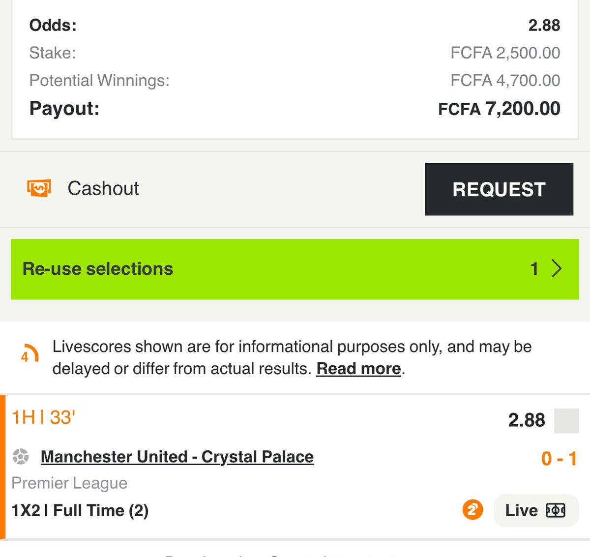They couldn’t wait for me to bet first.🤦🏽‍♂️