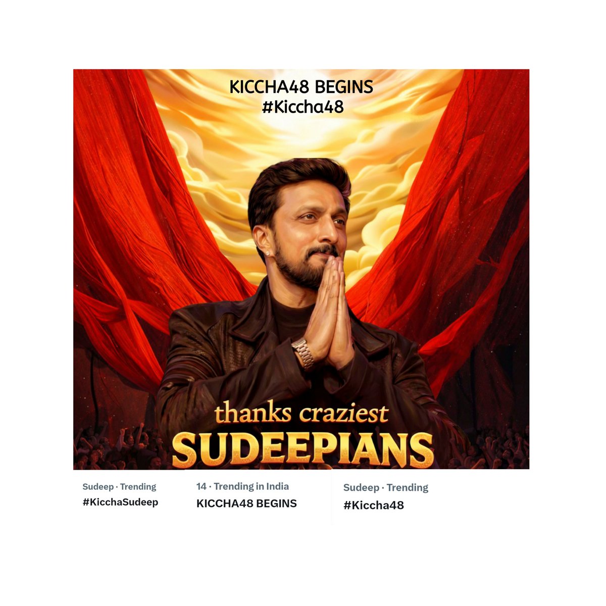 WorldWide Kiccha Sudeep Fans ᵏⁱᶜᶜʰᵃ⁴⁸ tweet media