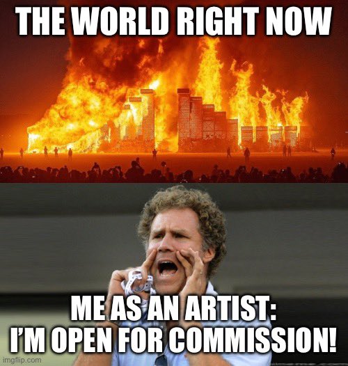 my artist friends and I: