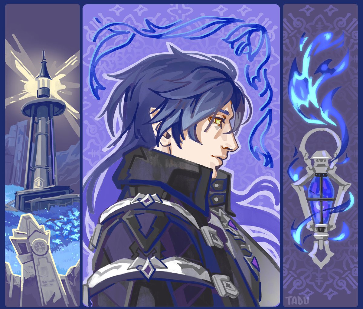 Flins triptych
#GenshinImpact #Flins