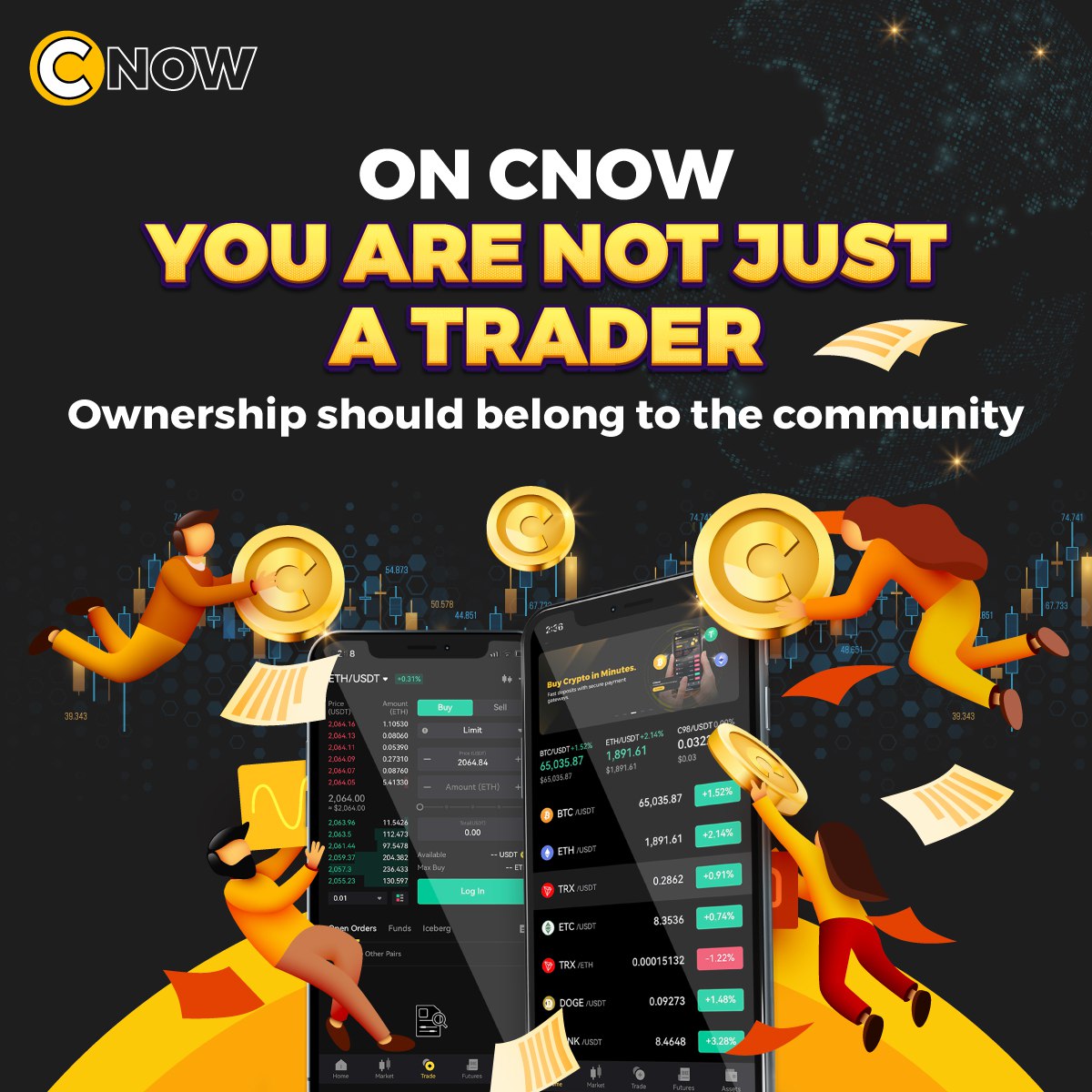 CNowExchange's tweet photo. On CNow, You're Not Just A Trader 🚀🚀🚀
✅ You're part of the ecosystem
✅ You grow with the platform
✅ You unlock real benefits
✅ Every voice matters
Welcome to the Exchange for Humanity
👉Join Now: https://t.co/imOvftmuE4
#CNow #CNowGlobalExchange https://t.co/dEuRpAF4eA