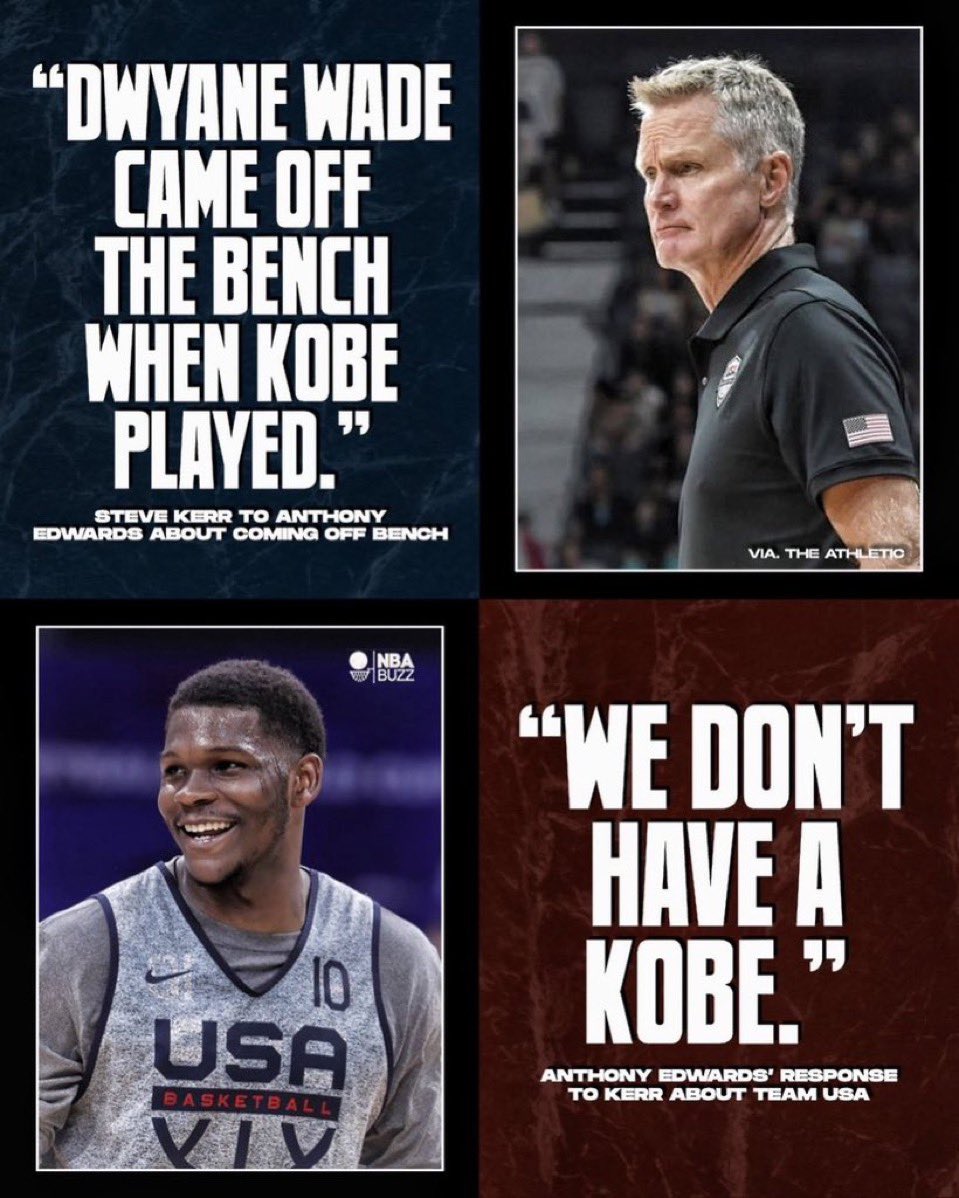 _MNMuse's tweet photo. Never forget when Steve Kerr wanted Ant to come off the bench for Cam Johnson, Mikal Bridges, Brandon Ingram, and Austin Reeves 😭 https://t.co/MMlyk49lHi