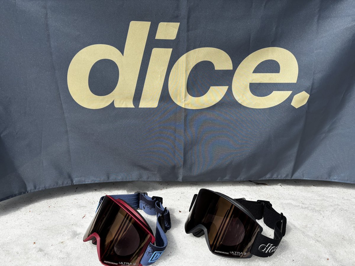 dice snowboarding goggles (公式) tweet media