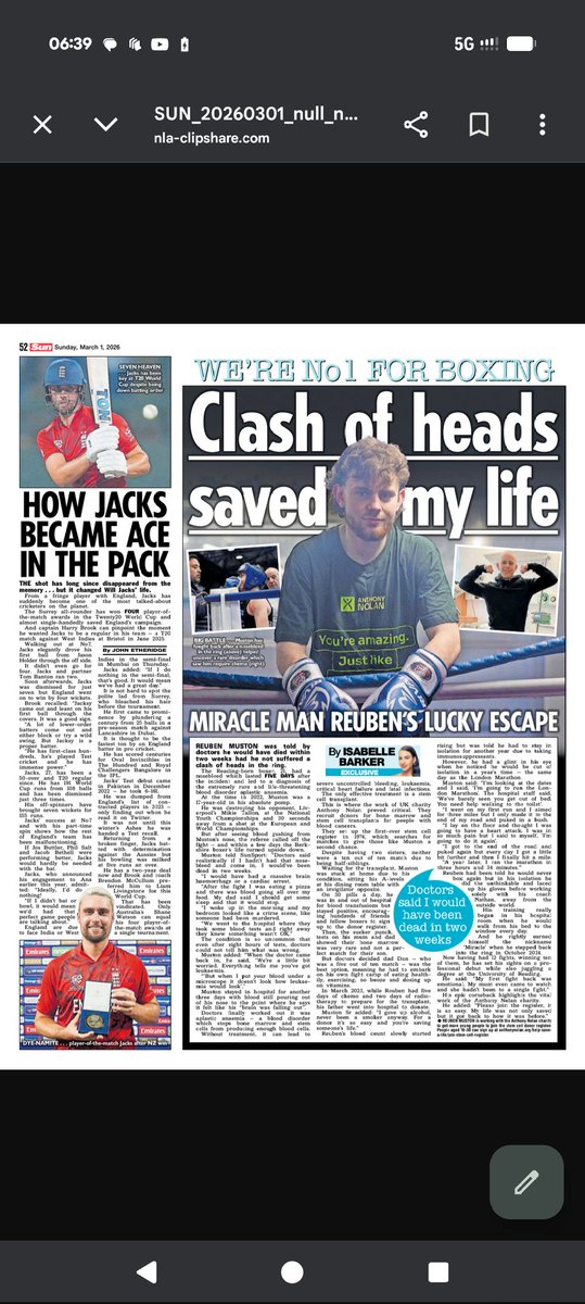WallyDownes_Jr's tweet photo. Lovely to see a big boxing story with nothing to do with a doping scandal, a blatant betrayal or an effort to totally monopolise the global sport for the benefit of a greedy few.

https://t.co/3x4JPtxCm5 https://t.co/HLYrTnbwJu