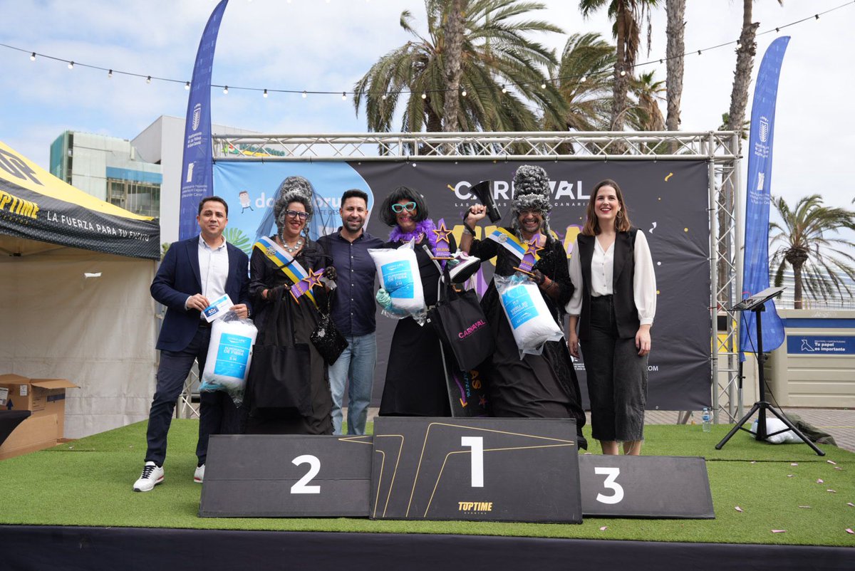 lpacarnaval's tweet photo. Y como no podía ser de otra forma, la irreverencia, la osadía y el desparpajo fueron reconocidos con premios a la mejor viuda, y esta fue “Yo me mato toa”.

El patrocinio de Dormitorum en la edición no solo se convierte en respaldo para el acto sino en un gesto con los ganadores https://t.co/j4gq8BFuS6