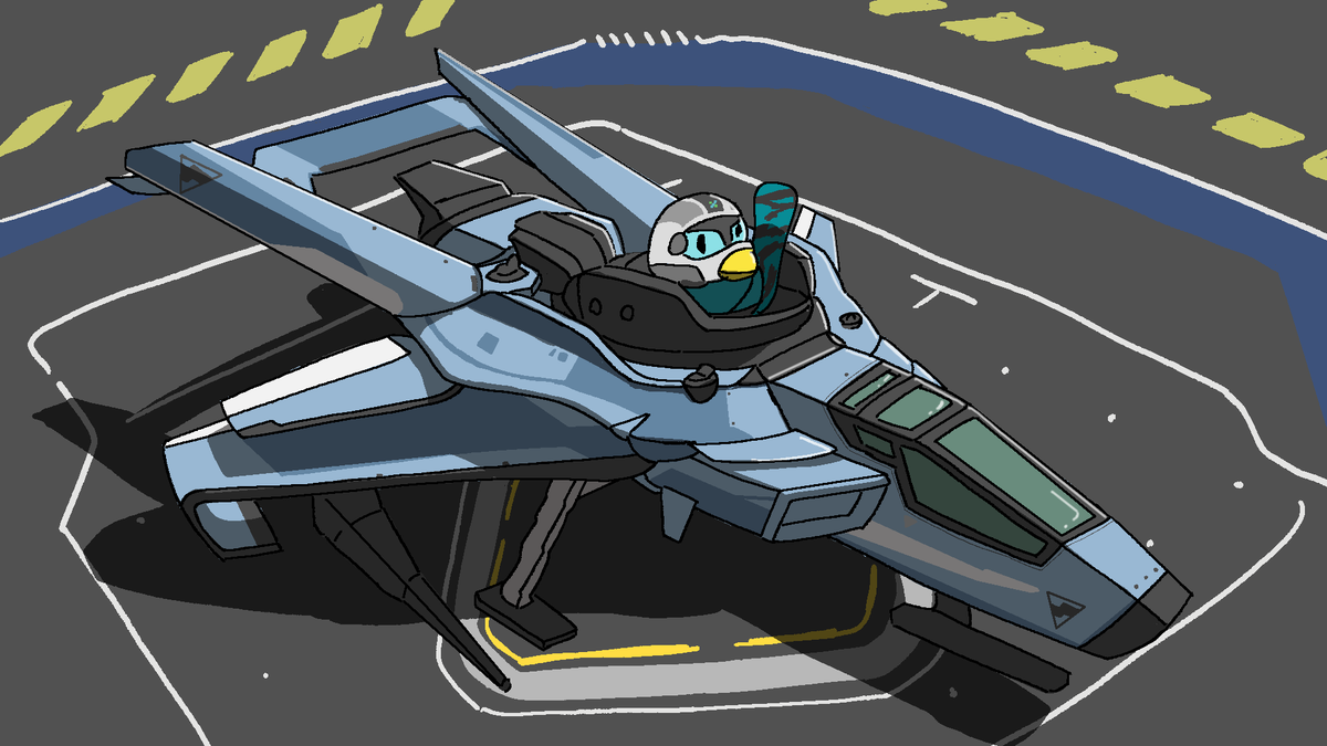 MusicYoidore's tweet photo. F7P Hornet　
#StarCitizen #スターシチズン https://t.co/qHGOl4WQaF