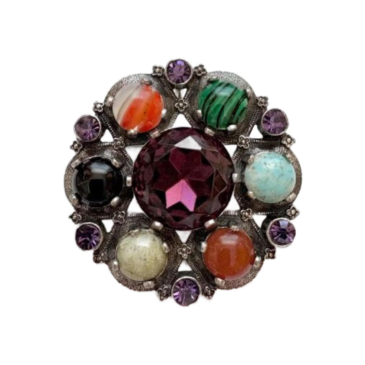 JunkYardBlonde's tweet image. Vintage Scottish Celtic Brooch with Multi Colored Agate Glass Stones, 1960s junkyardblonde.etsy.com/listing/444995… #Etsy #JunkYardBlonde #BohoStyle