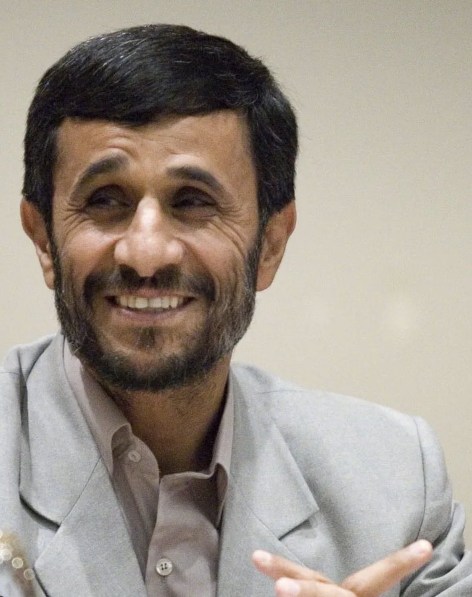 Ahmadinejad at <a href="/Columbia/">Columbia University</a> in 2007: “In Iran, there are no homosexuals.” 

Gay Iranians in 2026: “In Iran, there is no Ahmadinejad.”