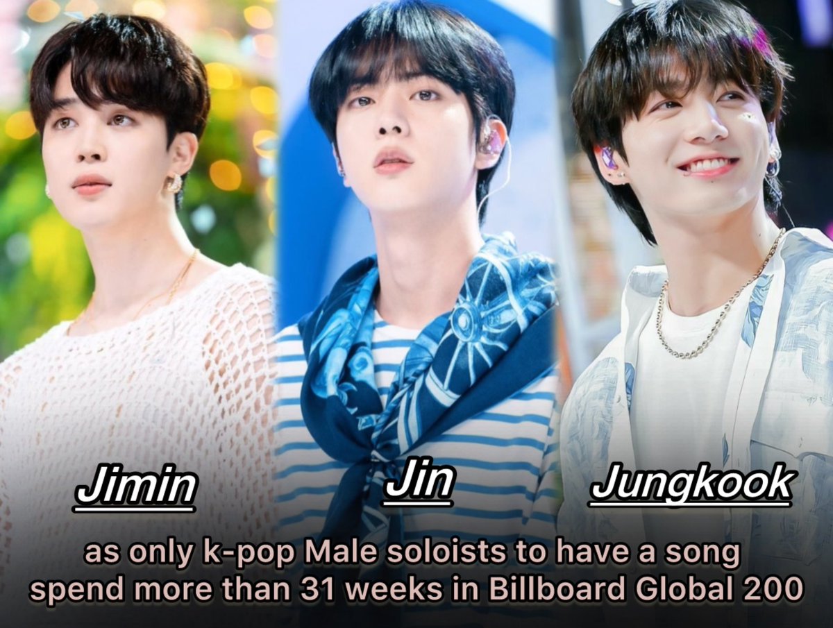 No wonder some solo and K-pop fans are angry ! I've been posting about 3J for a while now, saying they're the only K-pop Male artists who ... etc 🙂‍↕️