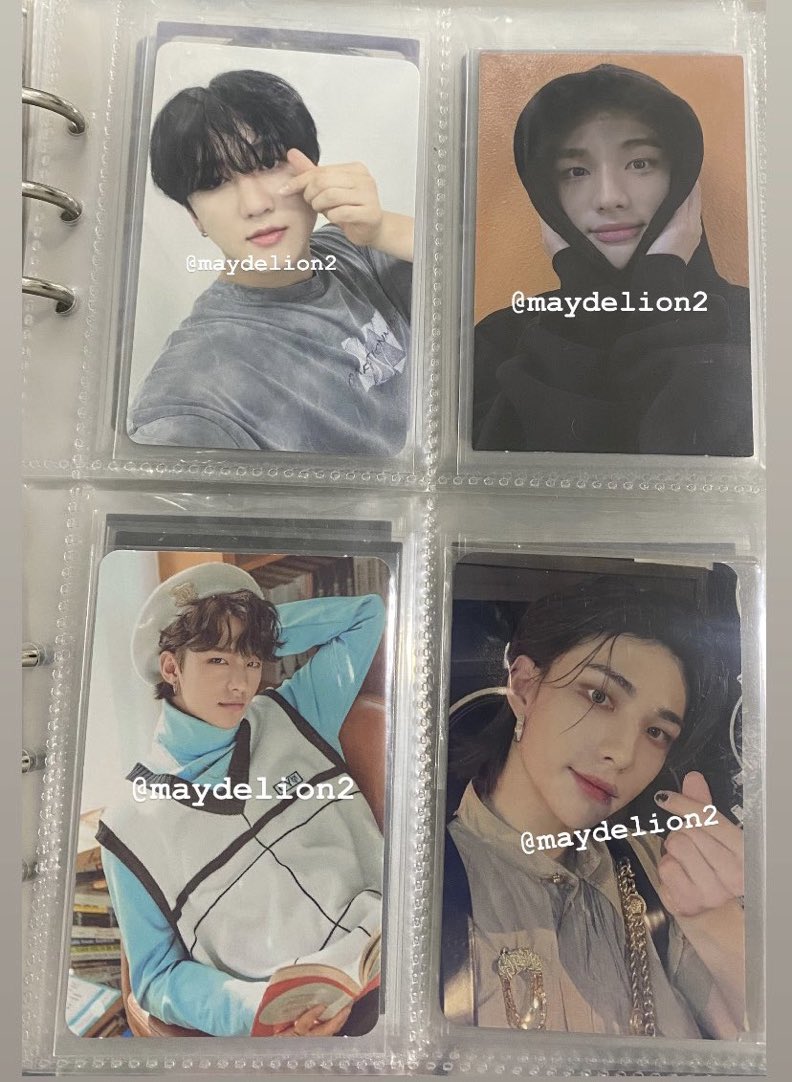 maydelion2's tweet photo. ขาย✨รวมส่งแล้ว
〰️ ชางบิน withmuu - 120
〰️ ฮยอนจิน go live ส้ม - 200
〰️ ฮยอนจิน unveil tour - 1800 (ต่อรองได้)
〰️ ฮยอนจิน เบเน yes24 - 200

✅ ขอดูรูปและวิดีโอเพิ่มเติมได้
✅ สอบถามเพิ่มเติมทาง dm ได้เลยคับบ🥺
 #ตลาดนัดstraykids
#ตลาดนัดเด็กหลง https://t.co/gibReEEklk