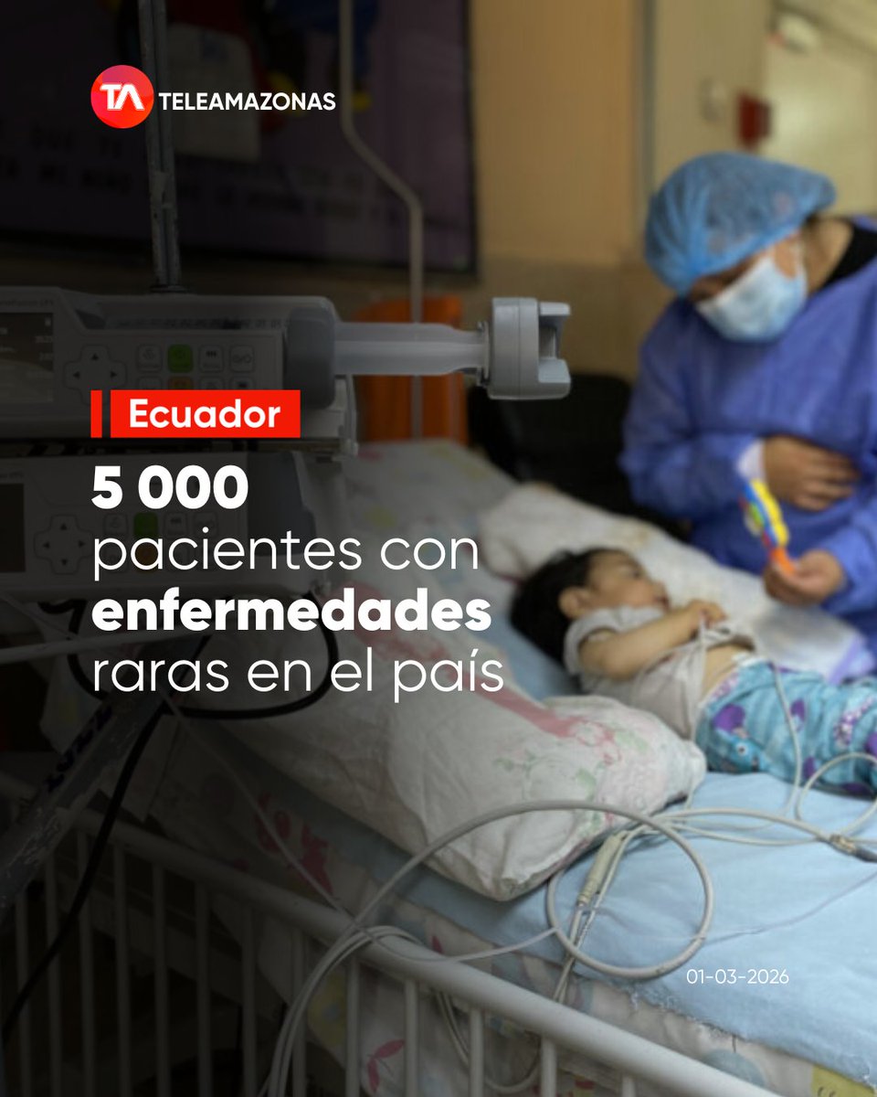 teleamazonasec's tweet photo. #Ecuador | El Ministerio de Salud Pública reportó que en Ecuador existen más de 5 000 personas diagnosticadas con enfermedades raras https://t.co/LqZrqFMzRi https://t.co/Inbr3YjTNF
