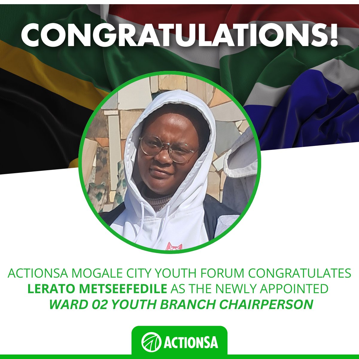 ActionSA_MC's tweet photo. 💚👊 https://t.co/4QNGv6VH95