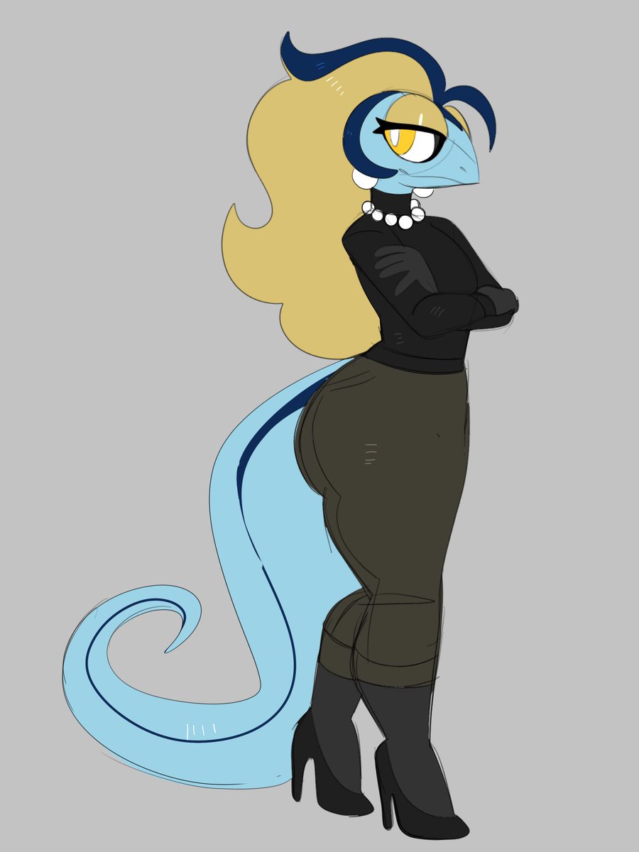 JamCassette's tweet image. More office mons 
Christine (Meowscarada) and Lucious (Inteleon)