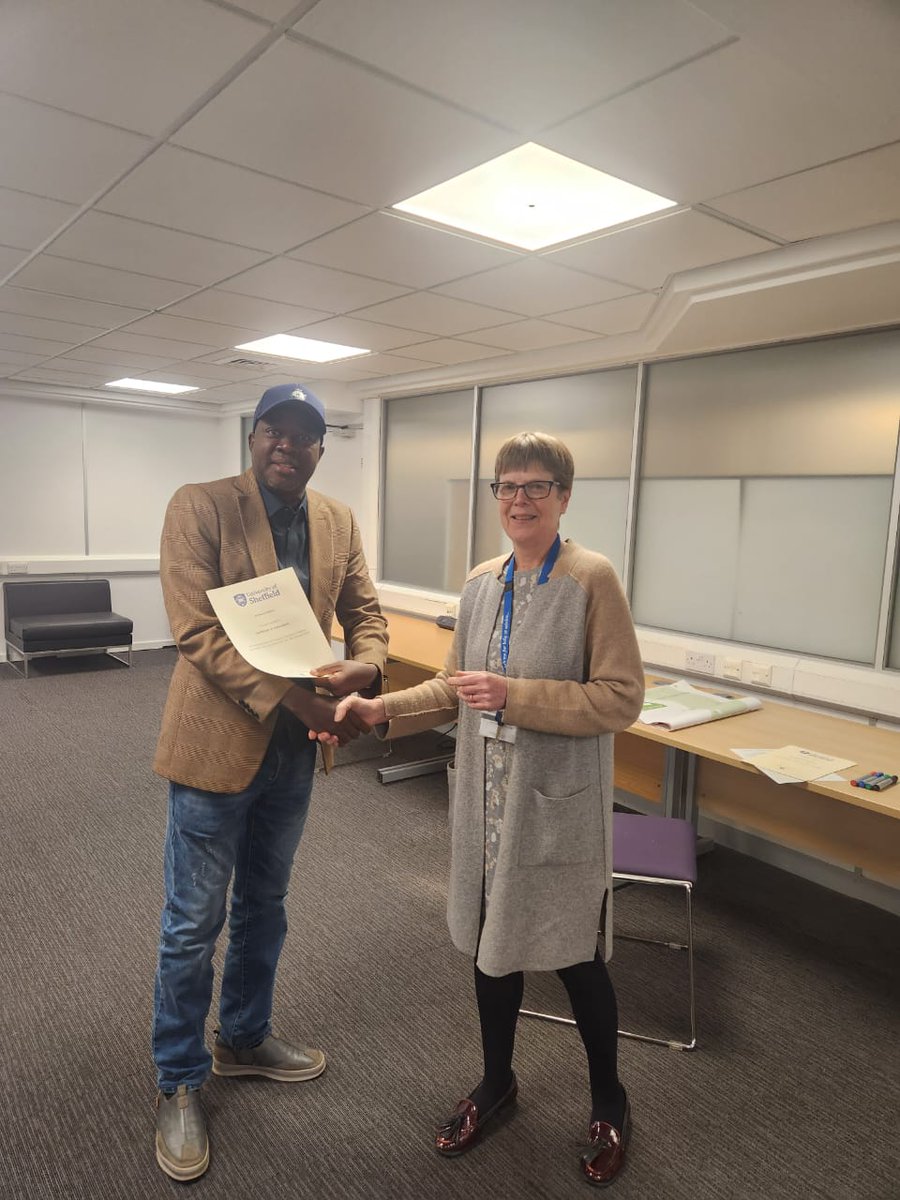 nedewor's tweet photo. I was at the University of Sheffield for a study tour of the University Library services, operations and engagements with students and faculty. https://t.co/P9X5DM4blO