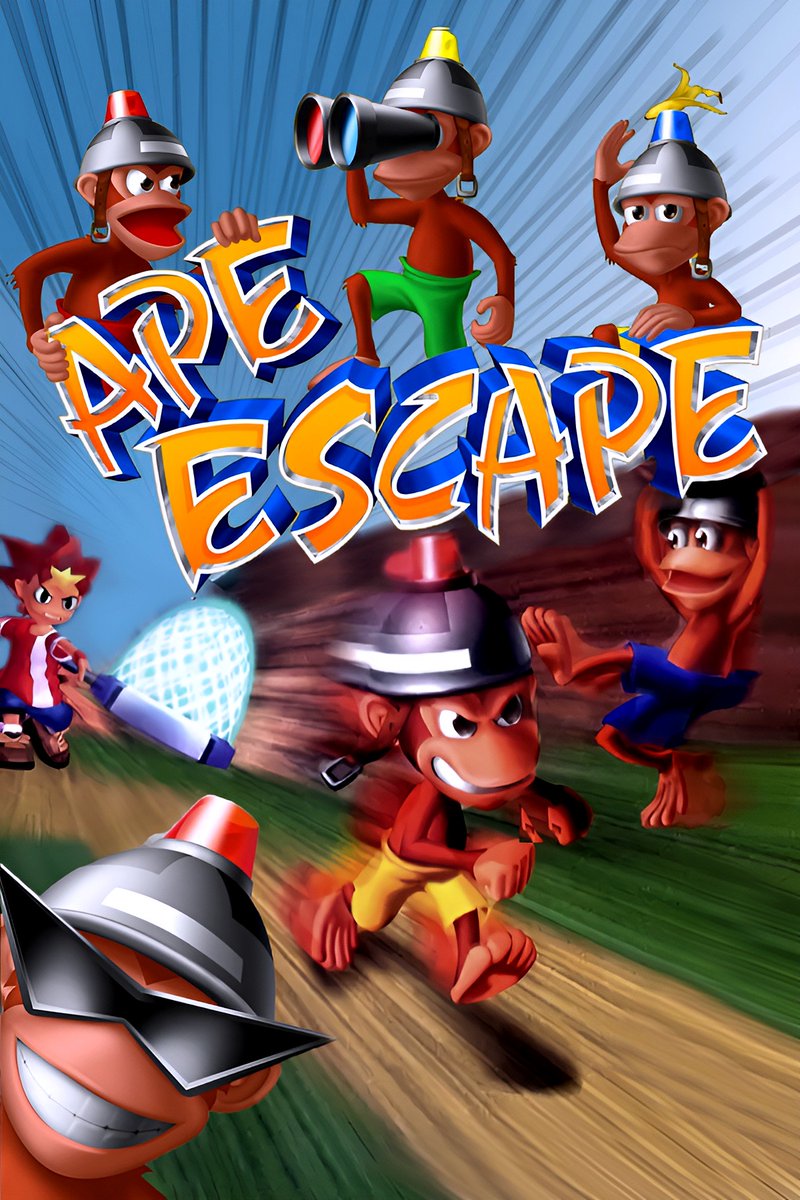 gametracks2285's tweet photo. Going live at 9am with more Ape Escape!! See you soon! https://t.co/xCycYGu78d https://t.co/hX8olKmEYR
