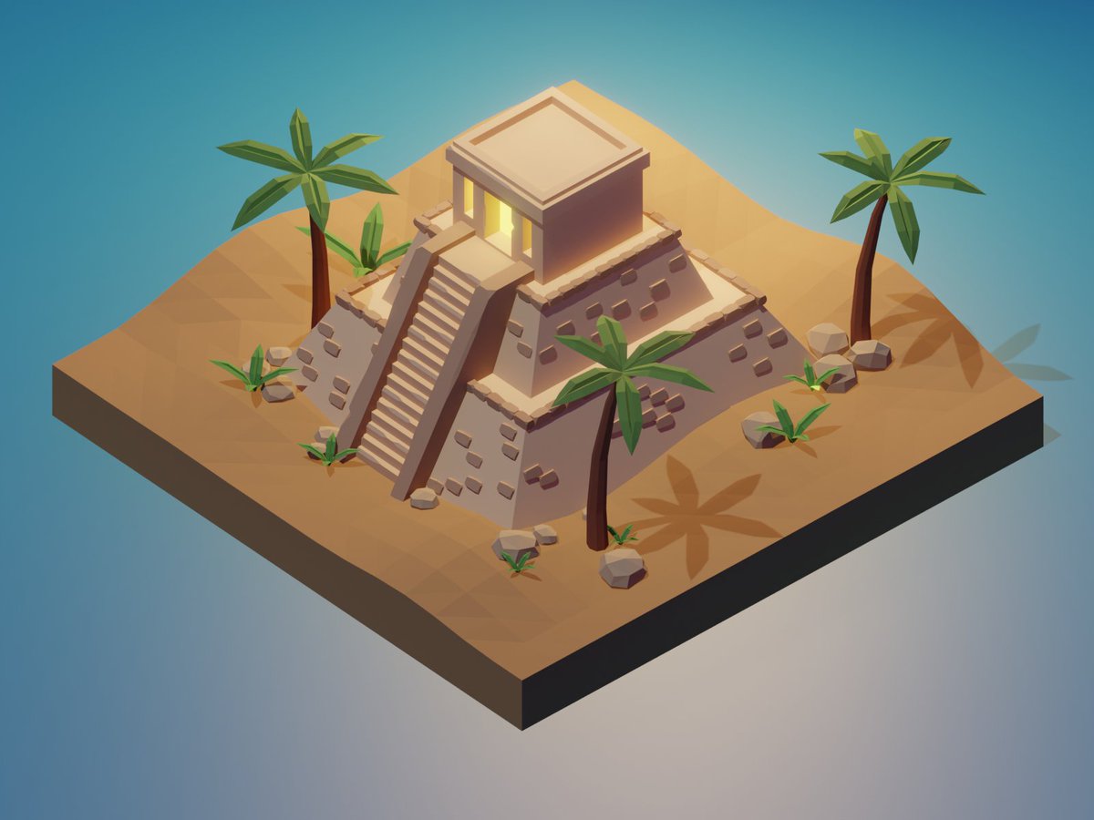 Tridib_Creates's tweet photo. Temple scene finished ✨
Really enjoyed building this one.
#3dmodeling #lowpolyart #blenderartist #gamedevart https://t.co/GBQRGyoLyg