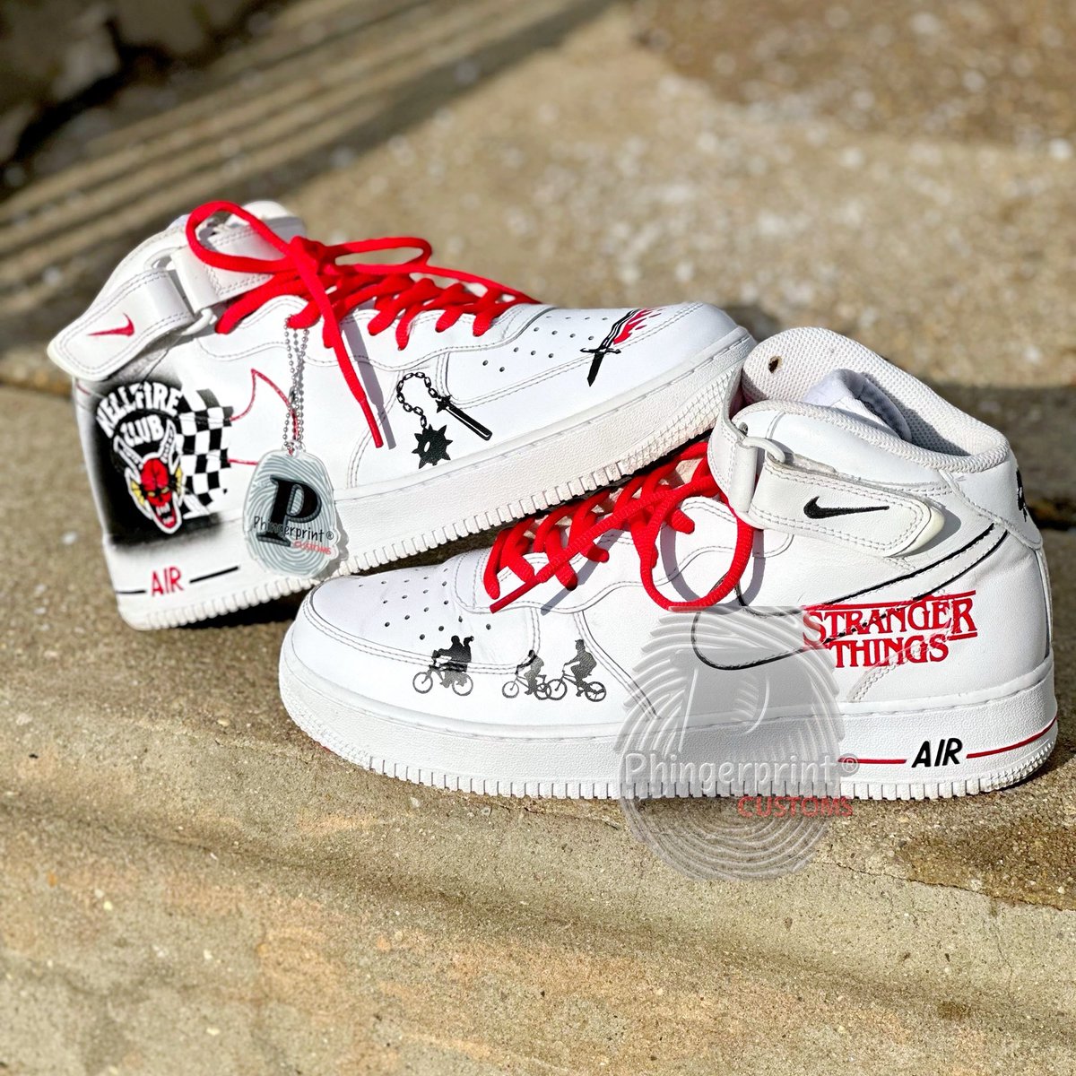 air force 1 x stranger things