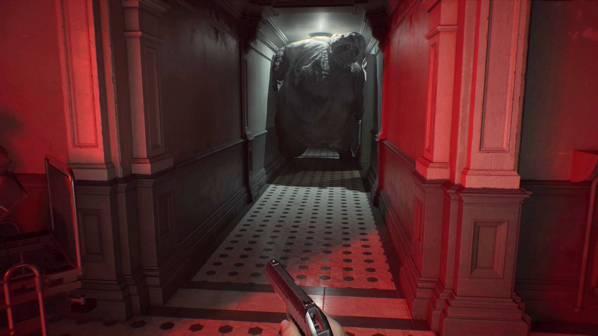 Never in a game have I walked down a corridor and said "Hell No" and turned the other way faster than when this guy showed up. #ResidentEvilRequiem