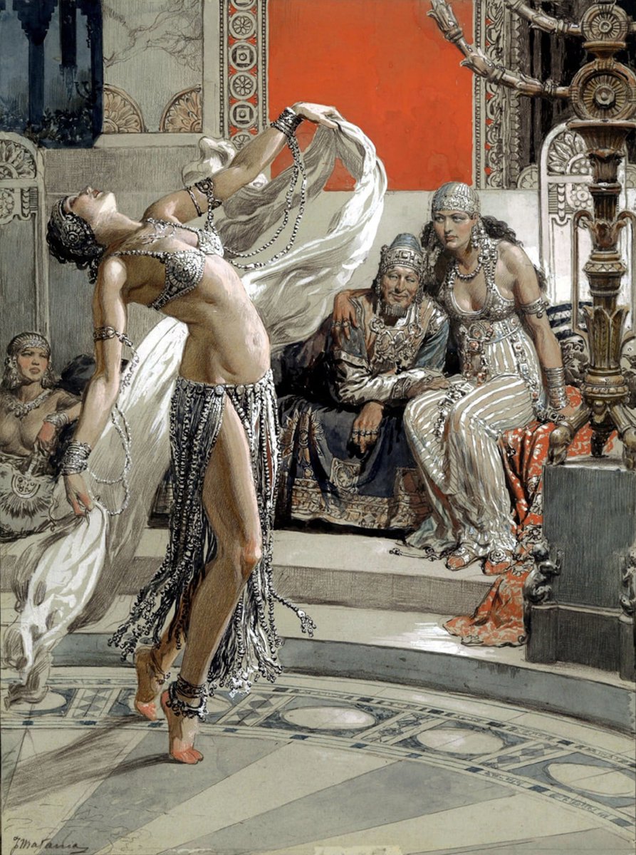 cimerians's tweet photo. "The Dance of Salome" by Fortunino Matania
#illustration https://t.co/rGB9SDCbwo