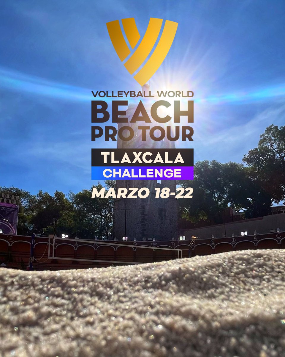 La_JAElRanchero's tweet photo. The heat is on!🏐🔥
No te lo puedes perder!

📍#PlazaDeToros #JorgeAguilar #ElRanchero
🗓️18-22 marzo
🎟️Boletomóvil

#BeachProTour #BeachVolleyball #LaTacitaDePlata @visittlaxcala  #visitméxico #Tlaxcala #TlaxcalaDeXicohténcatl https://t.co/SPApsbQhjB
