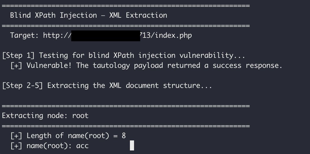 pwncrestfallen's tweet photo. 最近开始学习一个在hackthebox academy上的信息安全课程 - Senior Web Penetration Tester。

在尝试解决 Xpath Blind Injection的lab的时候，用claude code写了一个script，没想到一把过，效果还是挺让我惊讶的。
