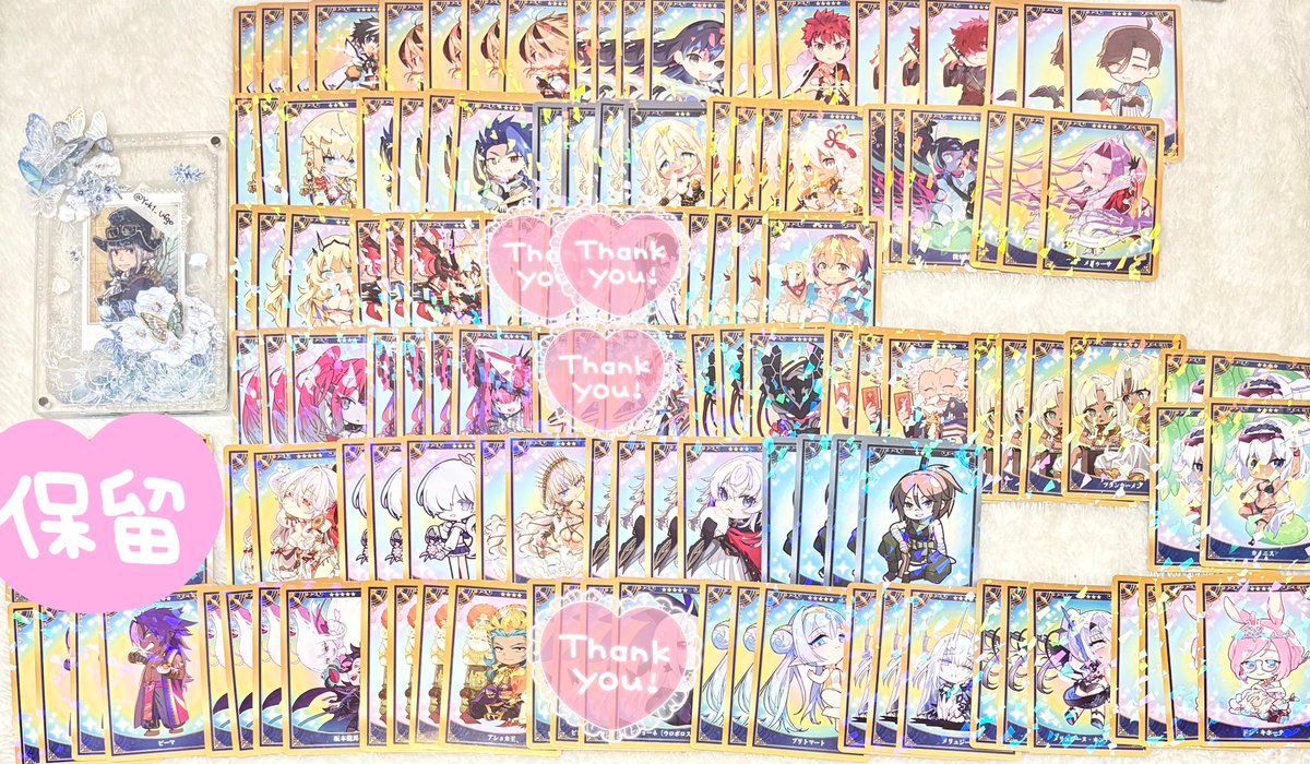 Yuk1_Vfgo's tweet photo. 【交換】fgo ミニ最終再臨サーヴァントコレクションカードC

譲:シャルルマーニュ・リチャード・ヤマトタケル・バーヴァンシー・太公望・モルガン・テスカトリポカ・キャストリア・エレシュキガル・モンテクリスト伯・ラスプーチン・ダンテ　など

求:オベロン
※一部複数提供可
郵送希望です。 https://t.co/P9dlZ9UwXX