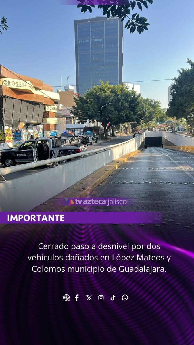 🔴#ATENCIÓN | El paso a desnivel de López Mateos, de José María Vigil ...