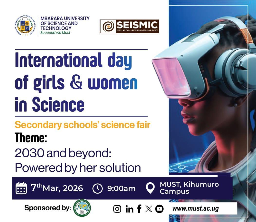 Astrocosel's tweet photo. International Day of Girls and Women in Science powered by @OwsdSecretariat hosted by @MbararaUST will be celebrated on March 07,2026. 
#2030AndBeyondPoweredByHerSolution
#Astrocosel https://t.co/lmtJ49OQcc