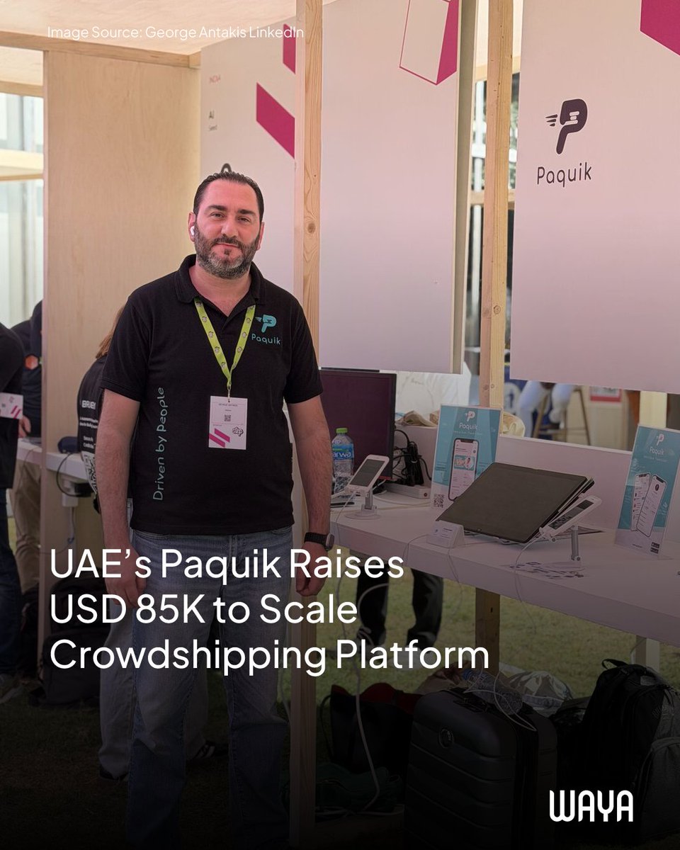 Paquik raised USD 85K to scale its crowdshipping platform, matching senders with travelers between the UAE and Egypt.

The Dubai startup connects cross-border demand with unused luggage space and has reported early traction since launch.

Full story here:waya.media/?p=27057