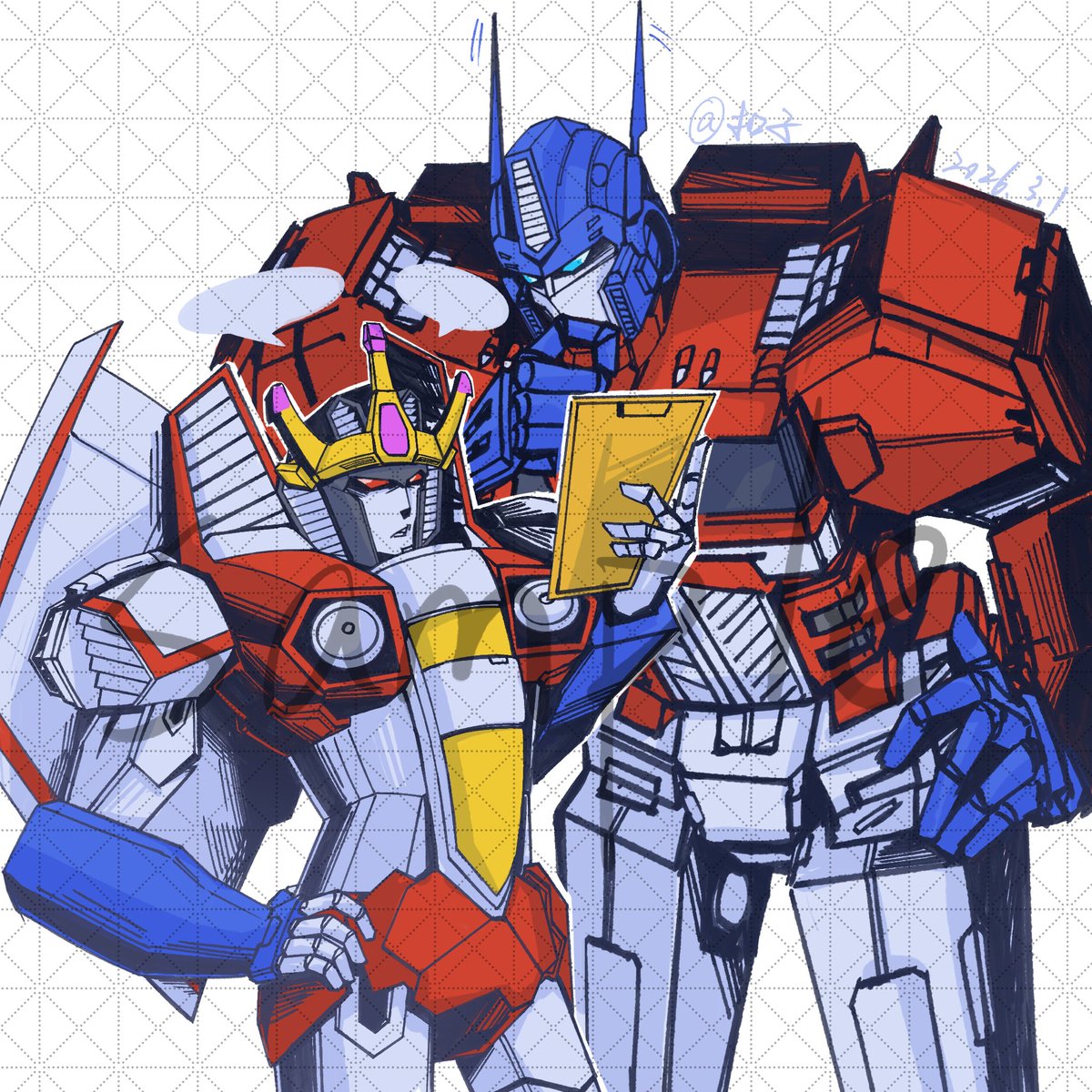 MrS101kkkkou's tweet image. #Optimusprime #starscream