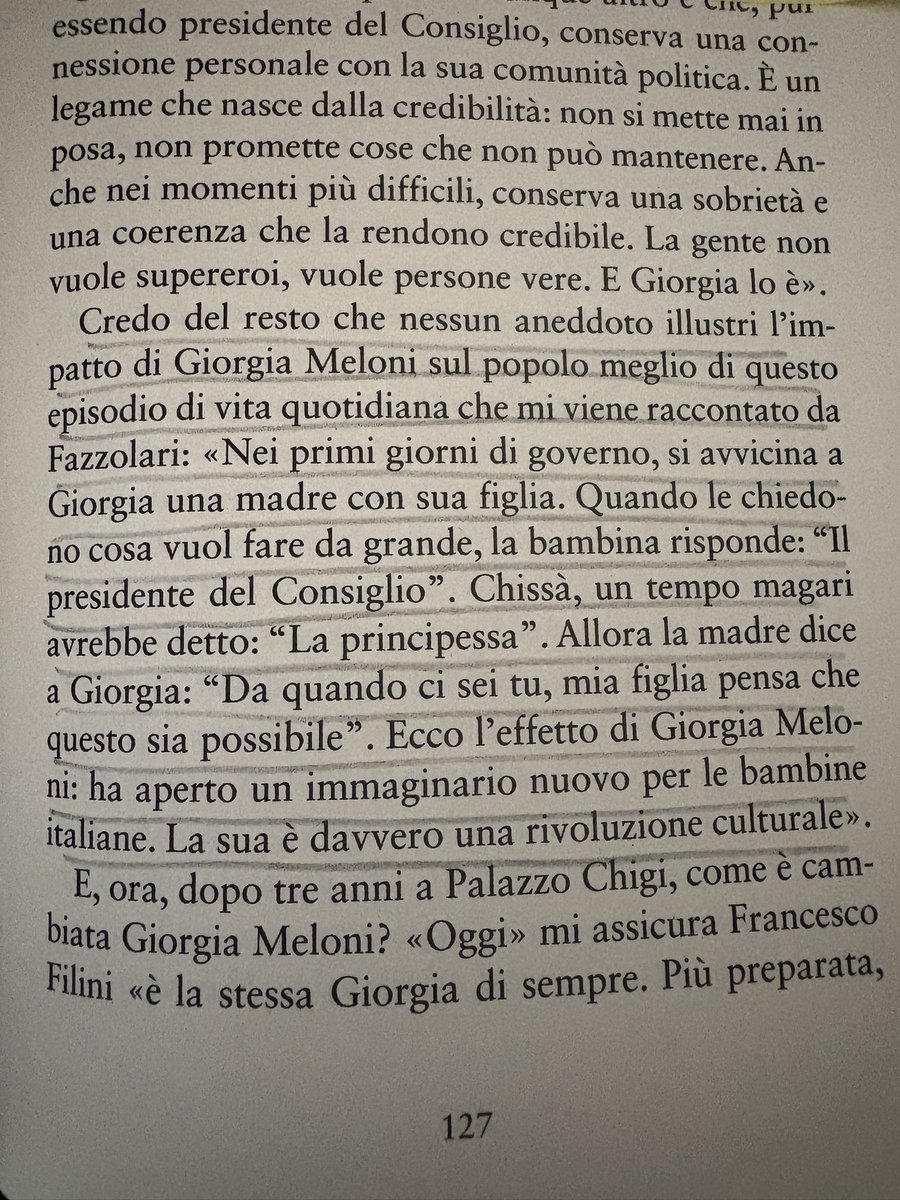 Dal libro di Italo Bocchino “Giorgia. La figlia del popolo”.