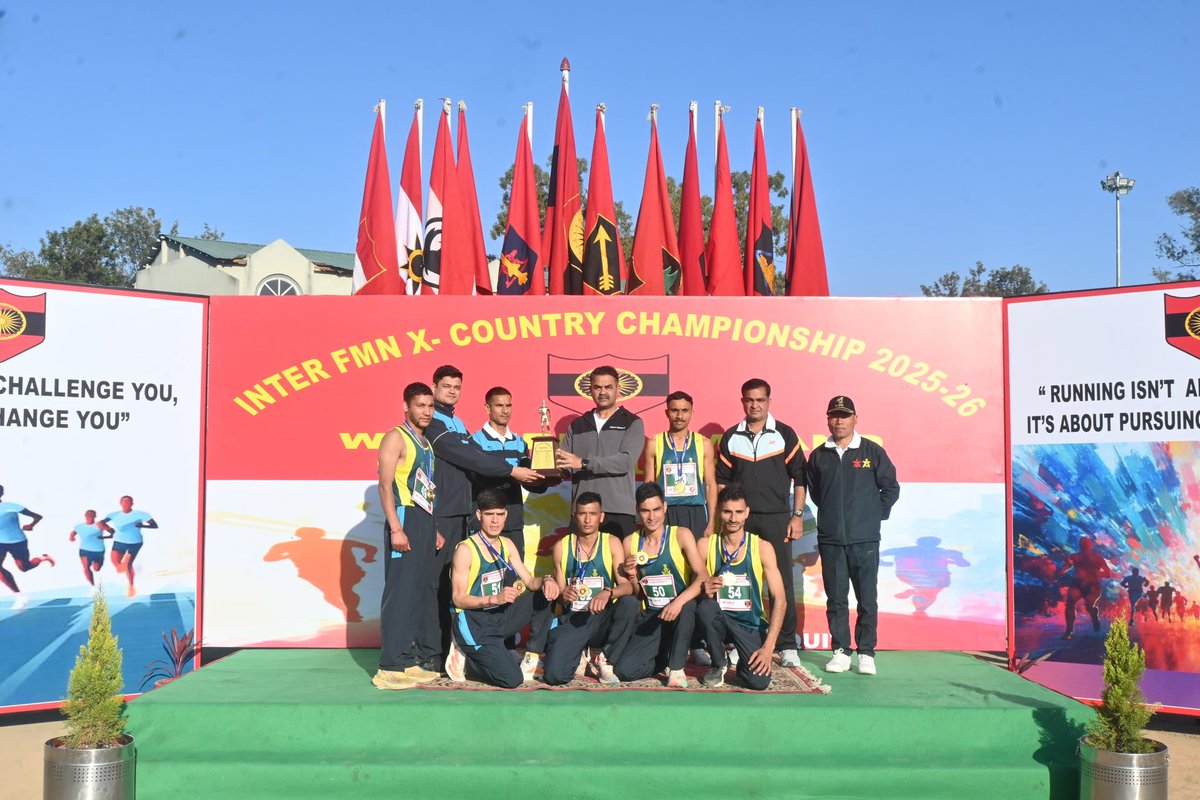 westerncomd_IA's tweet image. #CrossCountry #SpiritOfSoldiering

Western Command Inter-Formation Cross Country Championship 2025–26

Inter-Formation X-Country Championship of Western Comd was conducted on 01 Mar 2026 at 14 Gorkha Training Centre, Subathu. 

The event witnessed an outstanding display of sheer