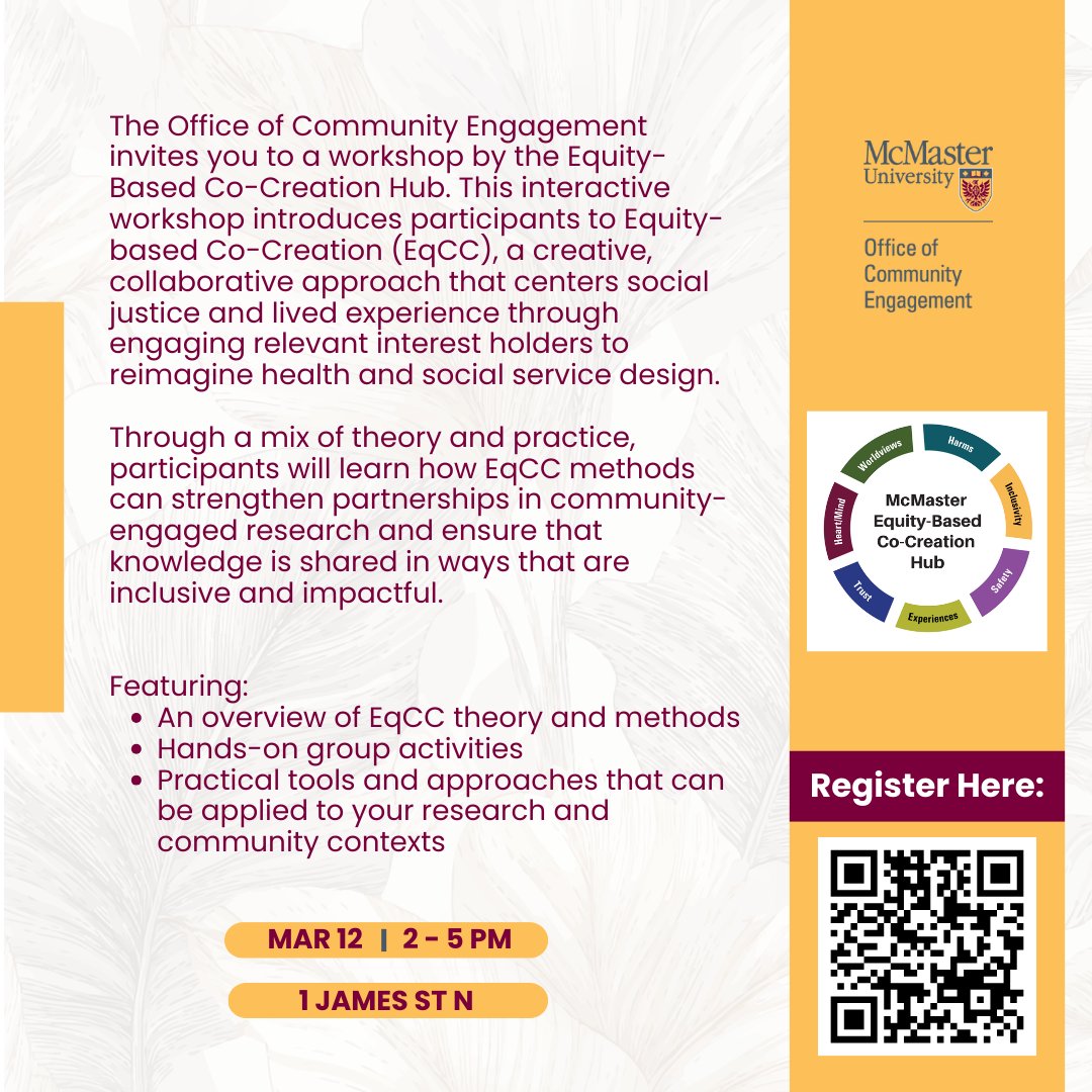 McMaster OCE tweet media